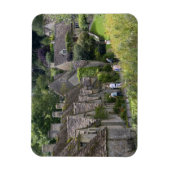 Cotswold stenen cottages in het dorp van magneet (Verticaal)