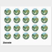 Cotswold Way Engeland Ronde Sticker (Vel)