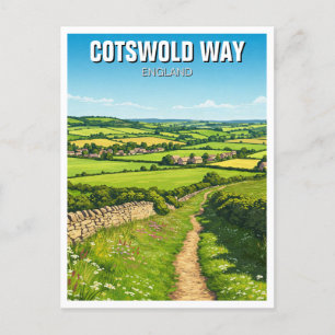 Cotswold Way Verenigd Koninkrijk Reizen Briefkaart