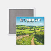 Cotswold Way Verenigd Koninkrijk Reizen Magneet (Voorkant / Achterkant)