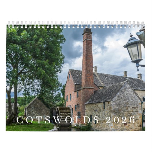 Cotswolds 2026-kalender kalender (Hoes)