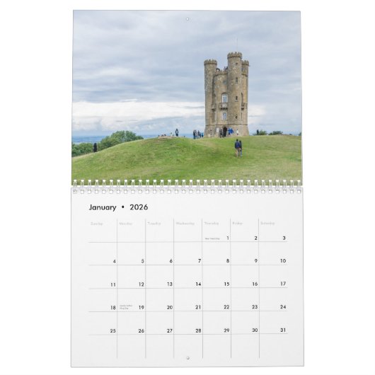 Cotswolds 2026-kalender kalender (Jan 2026)