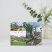 Cotswolds Bibury en Lower Slaughter ansichtkaart Briefkaart (Staand voorkant)