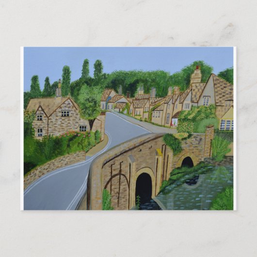 Cotswolds Engeland Briefkaart (Voorkant)