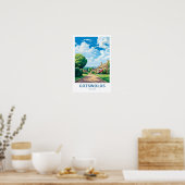 Cotswolds Engeland Reisprint Poster (Keuken)