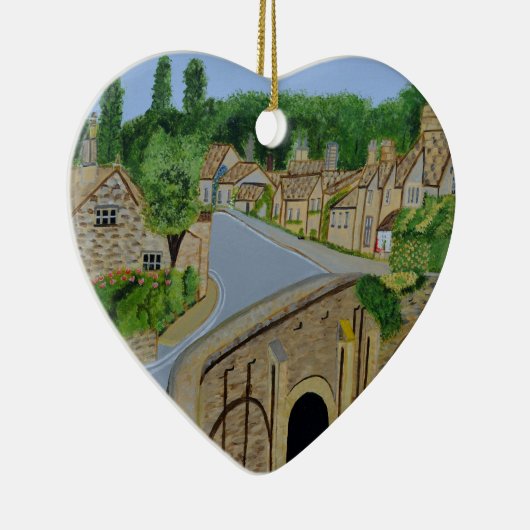 Cotswolds England Keramisch Ornament (Rechts)