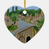 Cotswolds England Keramisch Ornament (Voorkant)