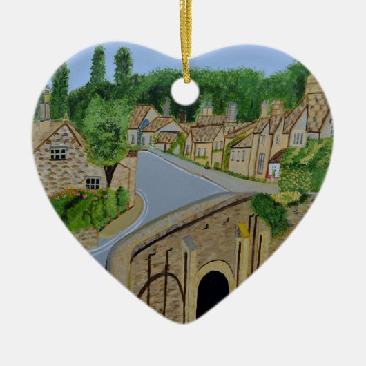Cotswolds England Keramisch Ornament (Voorkant)
