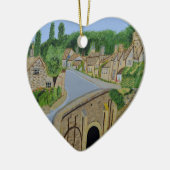 Cotswolds England Keramisch Ornament (Links)