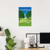Cotswolds, Gloucestershire Poster (Thuiskantoor)