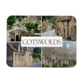Cotswolds landschappen collage reisfoto magneet (Horizontaal)
