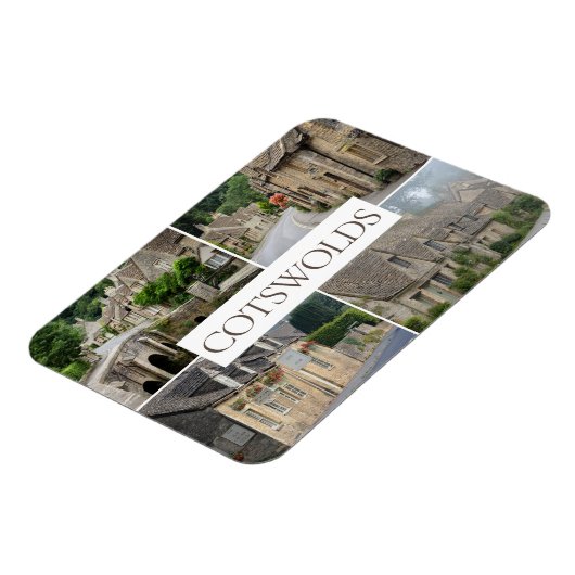 Cotswolds landschappen collage reisfoto magneet (Linkerzijde)