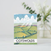 Cotswolds voor een pauze. briefkaart (Staand voorkant)