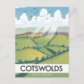 Cotswolds voor een pauze. briefkaart (Voorkant)