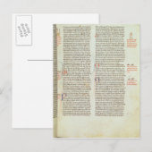 Cott Nero D II f.114 Adrian IV Briefkaart (Voorkant / Achterkant)