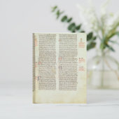 Cott Nero D II f.114 Adrian IV Briefkaart (Staand voorkant)