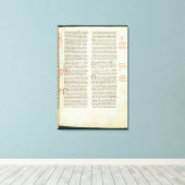 Cott Nero D II f.114 Adrian IV Canvas Afdruk (Insitu (Houten vloer))