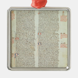 Cott Nero D II f.114 Adrian IV Metalen Ornament