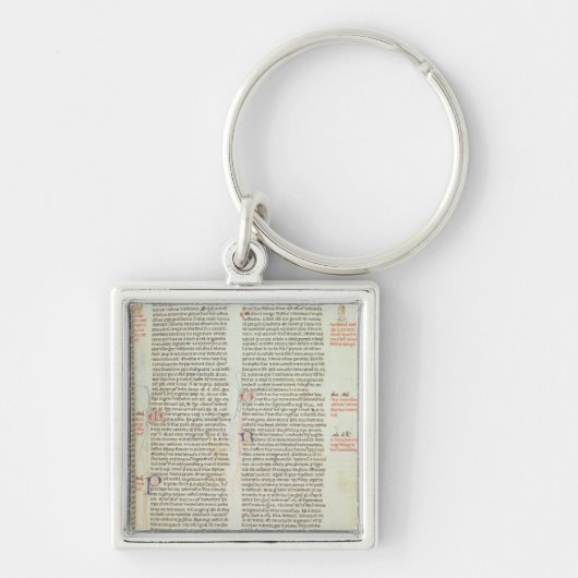 Cott Nero D II f.114 Adrian IV Sleutelhanger (Voorkant)