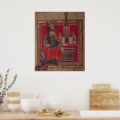 Cott Nero D VIII Offa, King of Mercia Poster (Keuken)