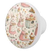 Cottagcore keramische trekknop keramische knop (Rechts)