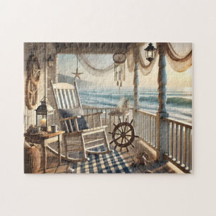 Cottage aan Zee met Zeezicht Legpuzzel