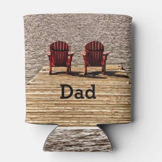 Cottage Adirondack Stoelen Papa Blikjeskoeler (Achterkant)