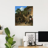 Cottage - Adriaen van Ostade Fine Art Poster (Thuiskantoor)