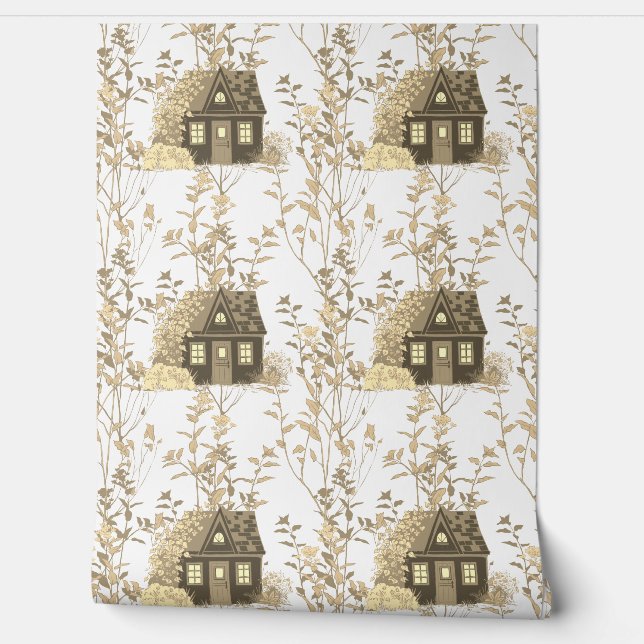Cottage Behang (Afrollen)