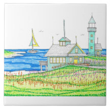 Cottage bij het Zee Walltile