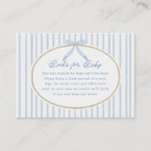 Cottage Blauwe Baby Shower Boeken voor Baby