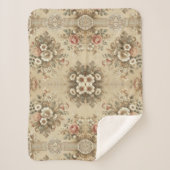 Cottage Bloementradities Sherpa Deken (Voorkant)