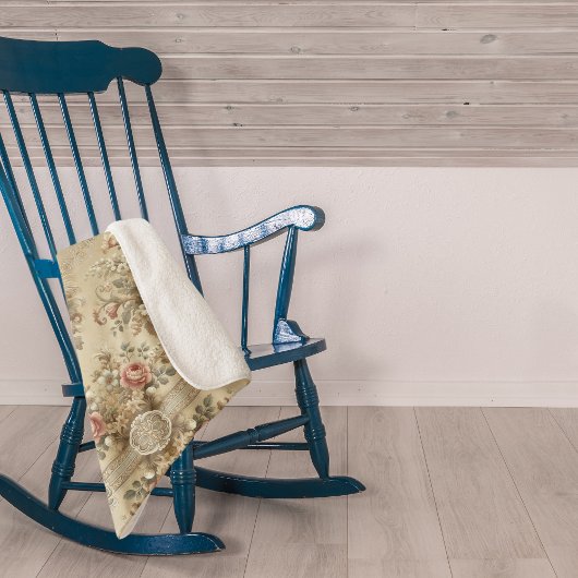 Cottage Bloementradities Sherpa Deken