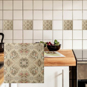 Cottage Bloemige Tradities Tegeltje