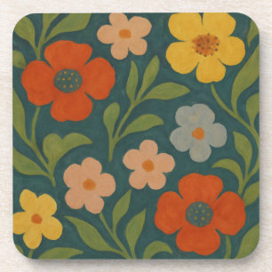 Cottage Blooms Bier Onderzetter