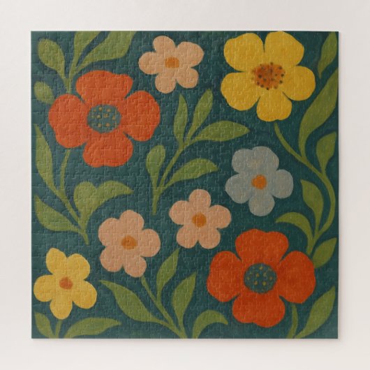 Cottage Blooms Legpuzzel (Verticaal)