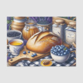 Cottage Blueberry Brunch Decoupage Print Tissuepapier (Voorkant)