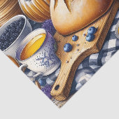 Cottage Blueberry Brunch Decoupage Print Tissuepapier (Detail)
