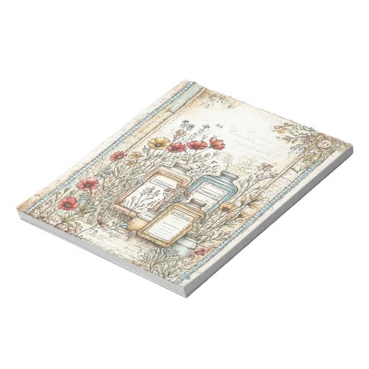  Cottage Boerderij Stationery Notitieblok (Linkerzijde)