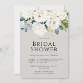 Cottage Boerderij Wit Bloemen Vrijgezellenfeest Kaart (Voorkant)