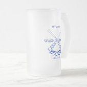 Cottage Cabin Lake House Drinkware Matglas Bierpul (Voorkant rechts)