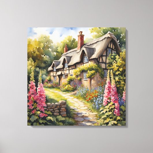 Cottage Canvas Art Afdruk (Voorkant)