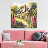 Cottage Canvas Art Afdruk (Insitu (Woonkamer))