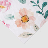 Cottage Chic Flower Pattern Tissuepapier (Detail)