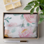 Cottage Chic Flower Pattern Tissuepapier (Geschenk)
