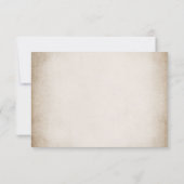 Cottage Chic Hydrangea Wedding RSVP-kaart RSVP Kaartje (Achterkant)