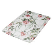 Cottage Chic roze Roses op Trellis Badmat (Gekanteld)