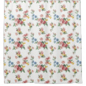  Cottage Chic Shabby Floral Douchegordijn (Voorkant)
