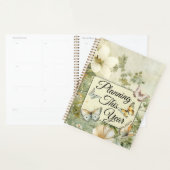 Cottage Chic Wildflower en Butterfly Jaarlijks Planner (Display)