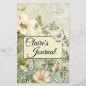 Cottage Chic Wildflower Multomap Naamplaat Pagina (Voorkant)